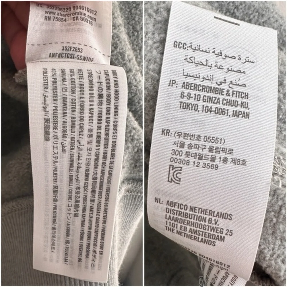 Hollister Cropped Micro Fleece Hoodie - Picture 9 of 12